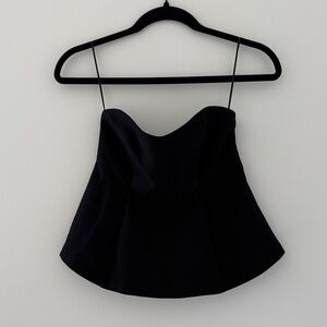 Zara Black Strapless Top